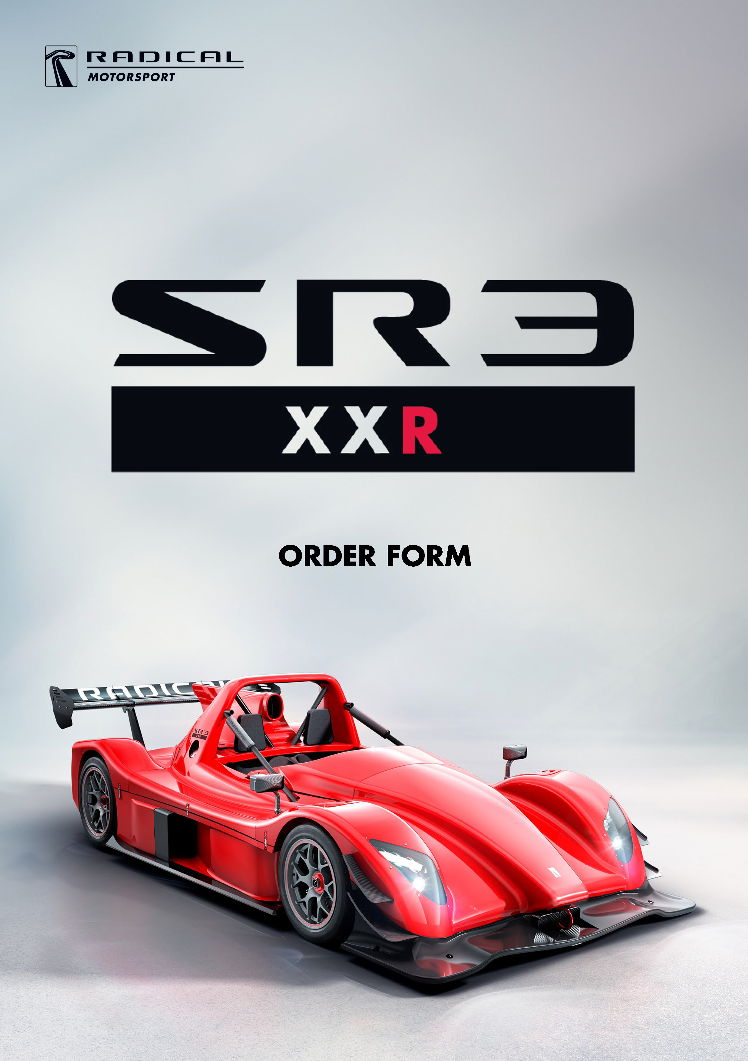 2025 Radical SR3XXR Center Carbon Seat 1500cc Cup Spec - Spring Mountain Livery - August Delivery