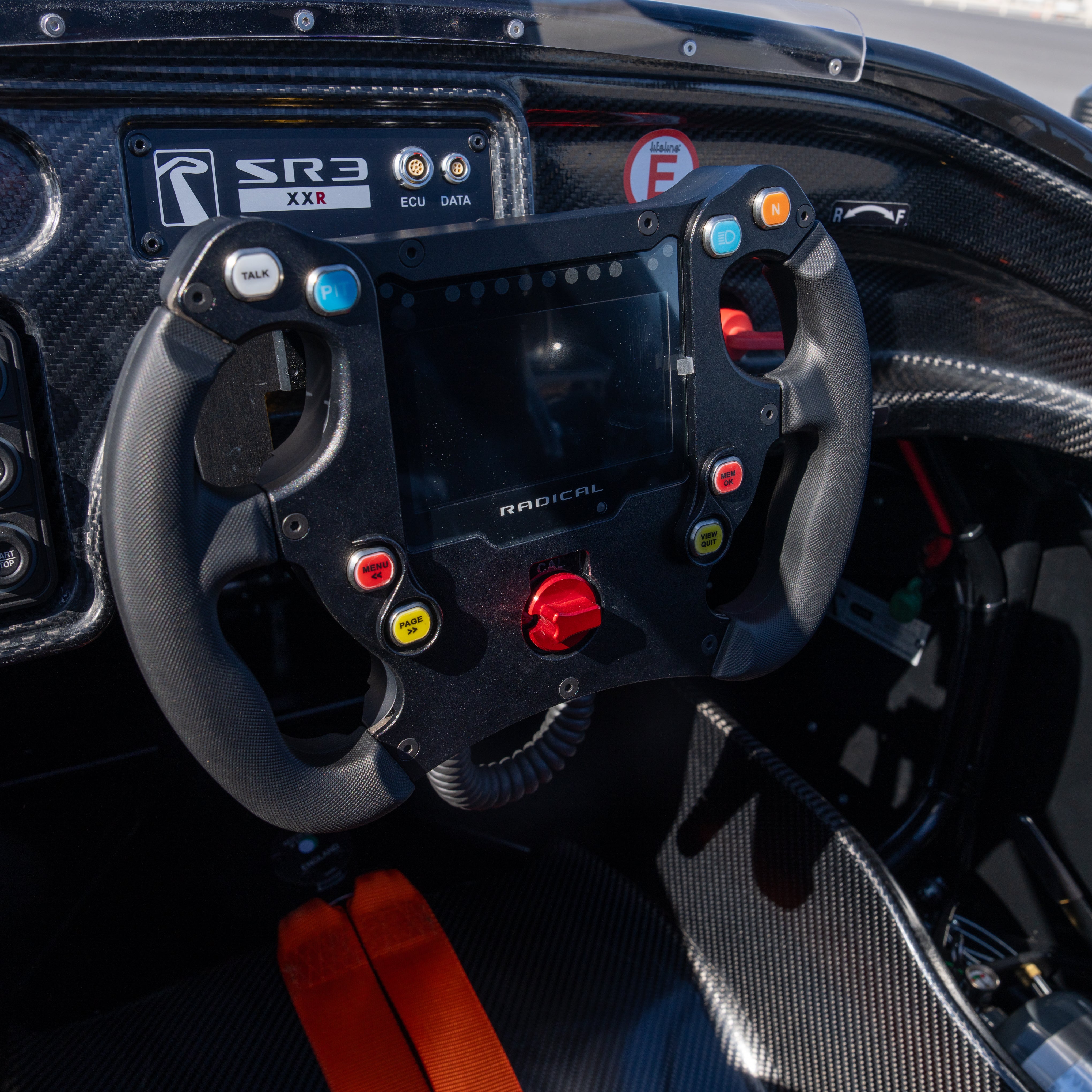2025 Radical SR3XXR Center Carbon Seat 1500cc Cup Spec - Spring Mountain Livery - In stock and ready for delivery
