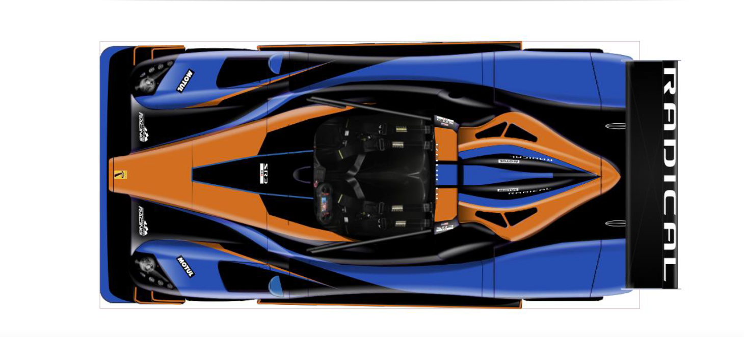 2025 Radical SR3XXR Center Carbon Seat 1500cc Cup Spec - Spring Mountain Livery - August Delivery